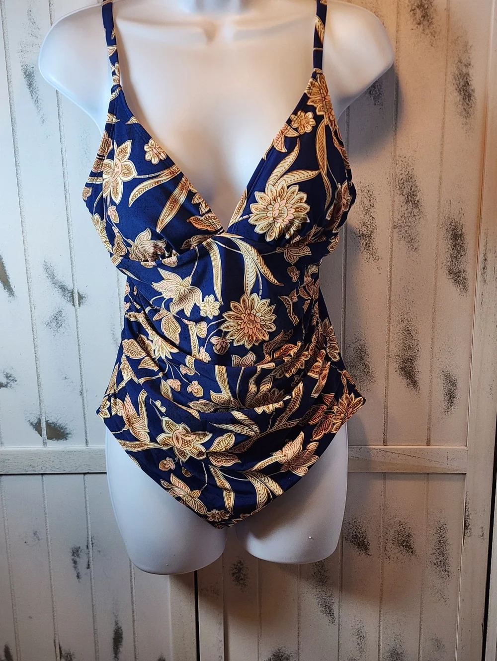 Cupshe Seaside Blossom Paisley One-Piece Swimsuit